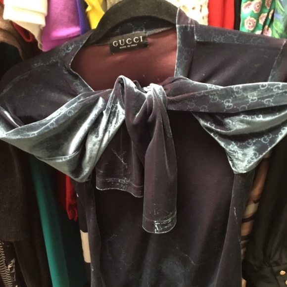 Gucci velvet blouse - Picture 2 of 3